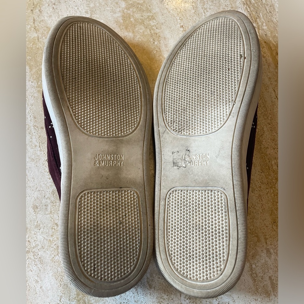 Johnston & Murphy Emilie Slip On Sneaker Suede Mules - Picture 8 of 9